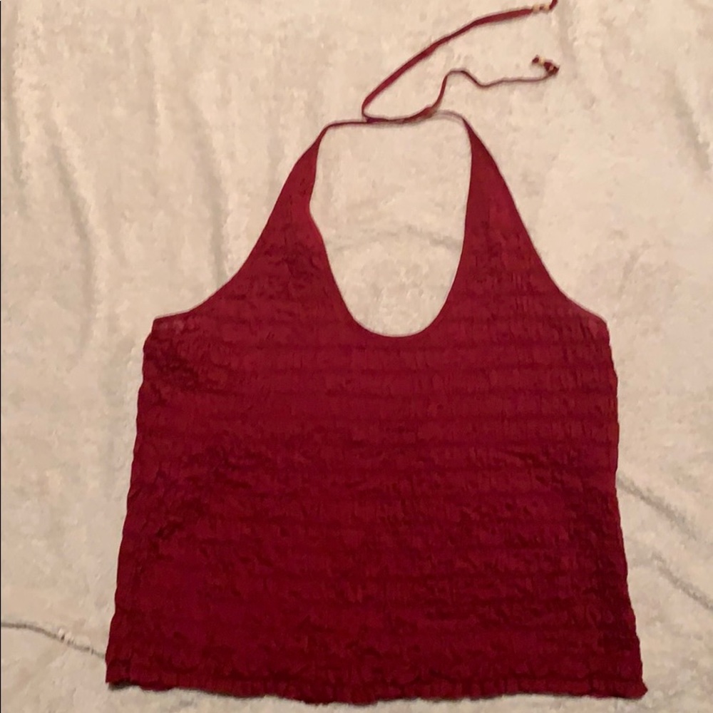 Red Halter Top